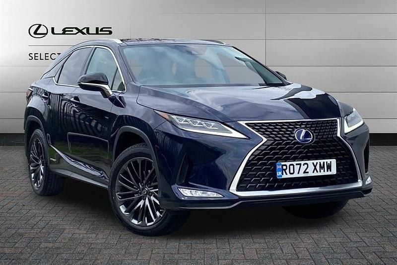 Used Lexus RX450h 313 HP (230 kW) 2022 Blue SUV