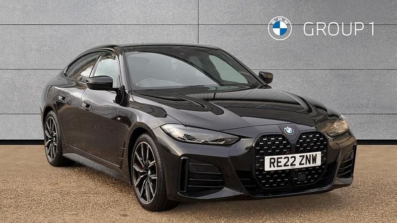 Black Used 2022 BMW 430 Gran Coupé M Sport Coupe | £30,495 (Fair price) - Image 1/4