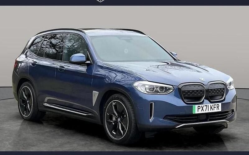 Blue Used 2021 BMW iX3 Shadowline SUV | £21,990 (Fair price) - Image 1/3