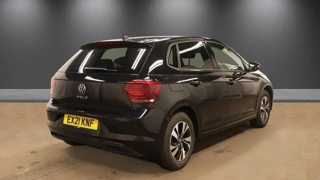Used VW Polo Match 80 HP (58 kW) 2021 Black Hatchback