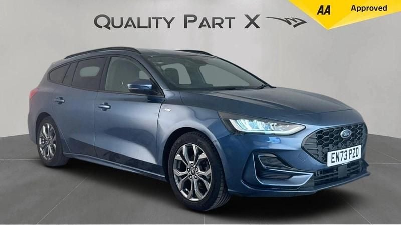 Blue Used 2024 Ford Focus ST-Line Estate | £16,150 (Good price) - Image 1/4