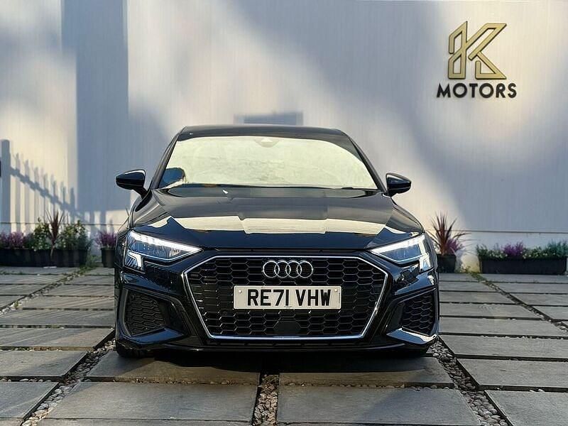 Black Used 2021 Audi A3 S-Line Sedan | £20,000 (Fair price) - Image 1/4