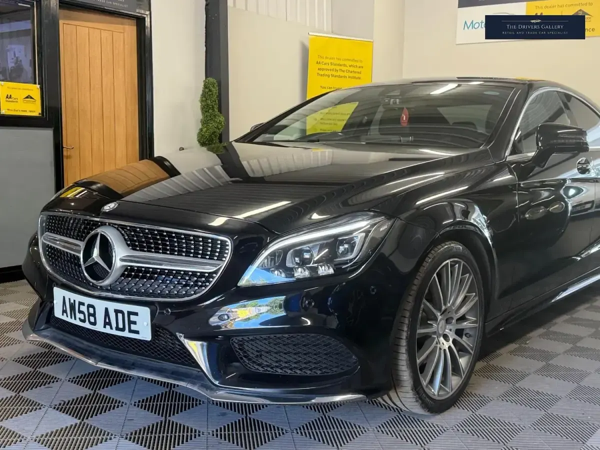Used Mercedes CLS220 AMG line 2016 Black Coupe