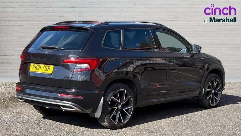 Used Skoda Karoq SportLine 150 HP (110 kW) 2021 Black SUV
