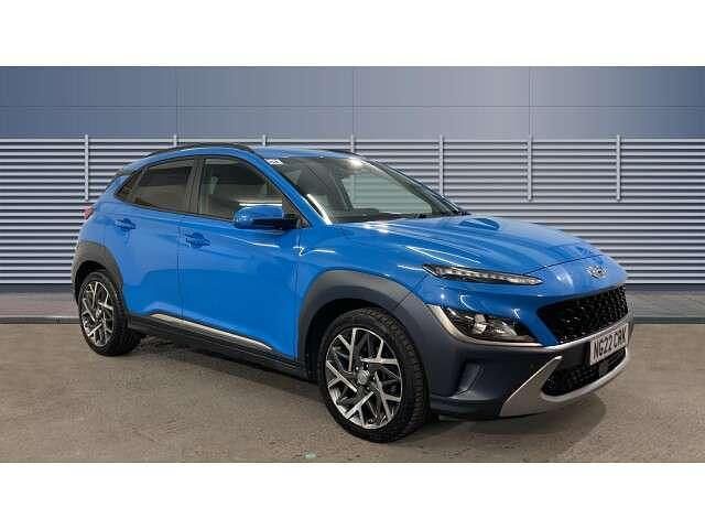 Blue Used 2022 Hyundai Kona Premium SUV | £16,336 (Fair price) - Image 1/4