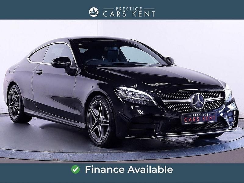 Used Mercedes C200 AMG line 2022 Black Coupe