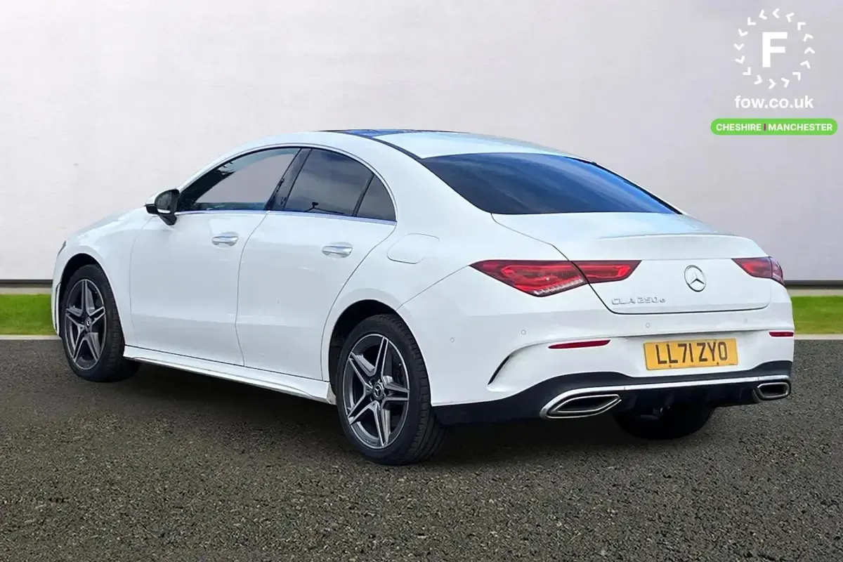 Used Mercedes CLA250e AMG Line Premium Plus 2022 White Coupe