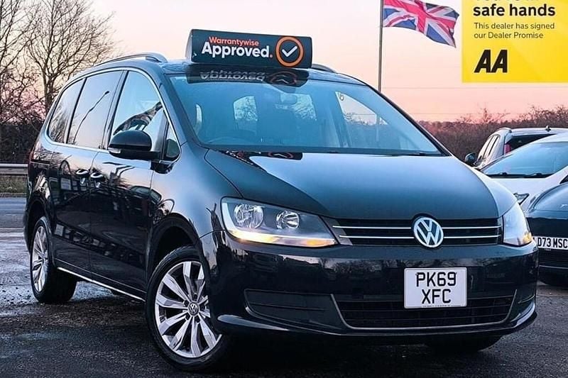 Black Used 2019 VW Sharan SE MPV | £10,845 (Fair price) - Image 1/1