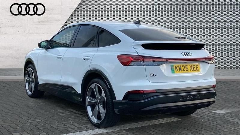 Used Audi Q4 e-tron Black Edition 210 kW (286 HP) 2025 White SUV