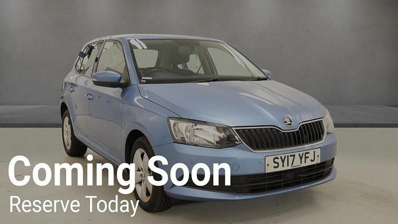 Used Skoda Fabia SE 110 HP (80 kW) 2017 Blue Hatchback