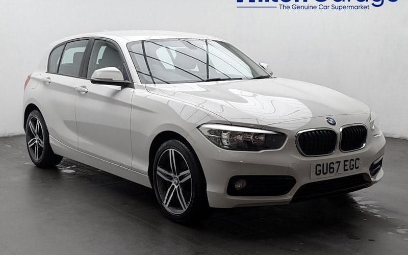 Used BMW 116 Sport Line 116 HP (85 kW) 2017 White Hatchback