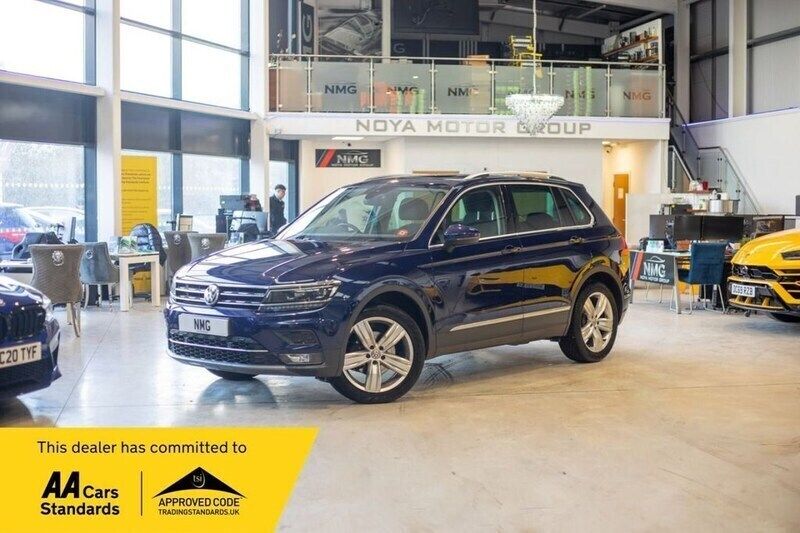 Blue Used 2020 VW Tiguan SEL SUV | £19,999 (Good price) - Image 1/4