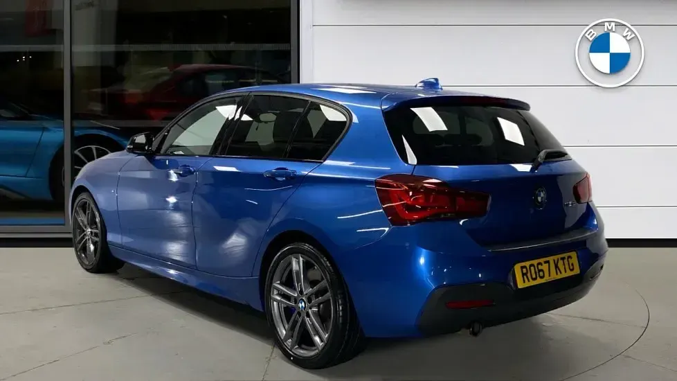 Used BMW 118 M Sport 148 HP (108 kW) 2017 Blue Hatchback