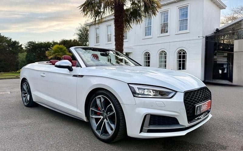 Used Audi S5 Cabriolet S-Line 354 HP (260 kW) 2017 White Cabriolet