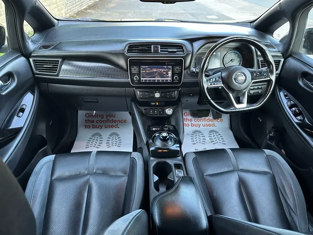 Used Nissan Leaf Tekna 110 kW (150 HP) 2019 Black Hatchback