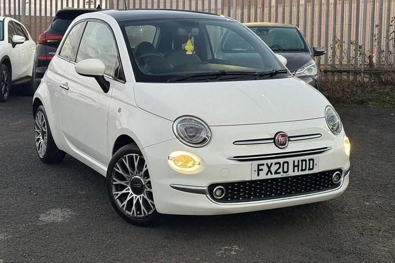 White Used 2020 Fiat 500 Star Hatchback | £7,895 (Fair price) - Image 1/1