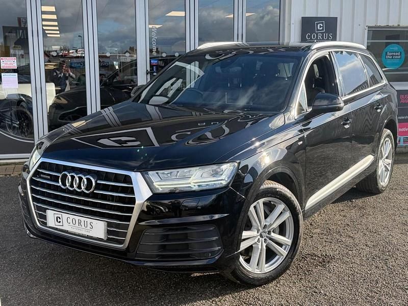 Begagnad Audi Q7 S-Line 2018 Svart SUV