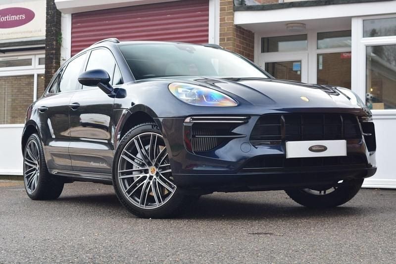 Blue Used 2019 Porsche Macan Turbo SUV | £47,990 (Fair price) - Image 1/4