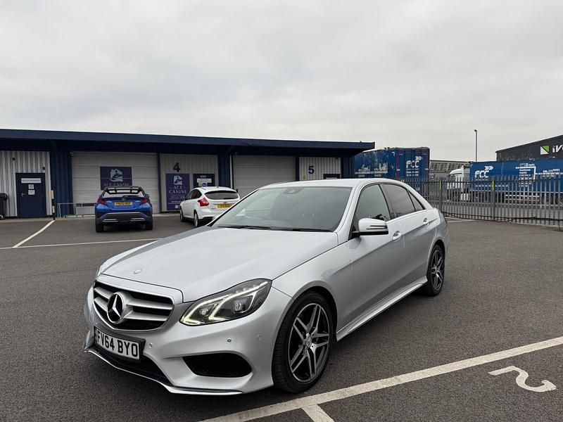 Used Mercedes E350 AMG line 2014 Silver Sedan