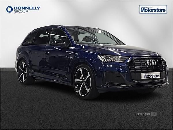 Used Audi Q7 S-Line 231 HP (169 kW) 2021 Blue SUV