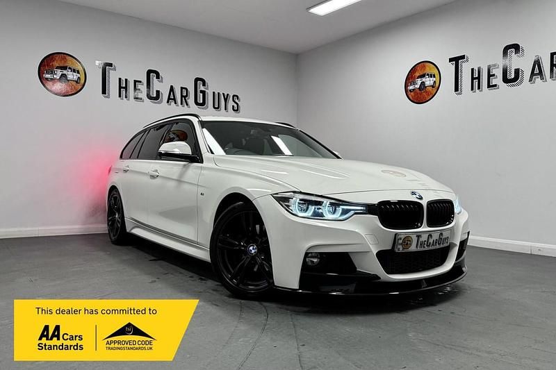 White Used 2019 BMW 320 M Sport Estate | £15,489 (Super price) - Image 1/4
