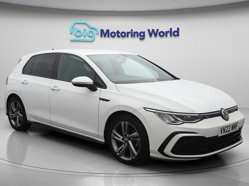 White Used 2022 VW Golf VIII R-line Hatchback | £17,900 (Fair price) - Image 1/4