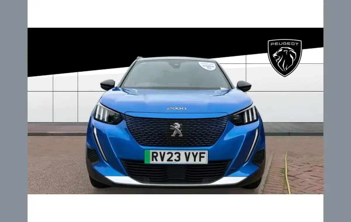 Used Peugeot e-2008 GTi 100 kW (136 HP) 2023 Blue SUV