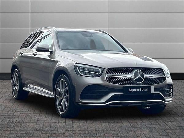 Silver Used 2022 Mercedes GLC300 AMG Line Premium SUV | £34,990 (Fair price) - Image 1/4