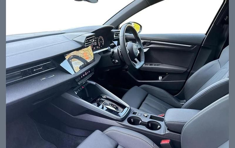 Used Audi A3 Black Edition 147 HP (108 kW) 2025 Blue Sedan