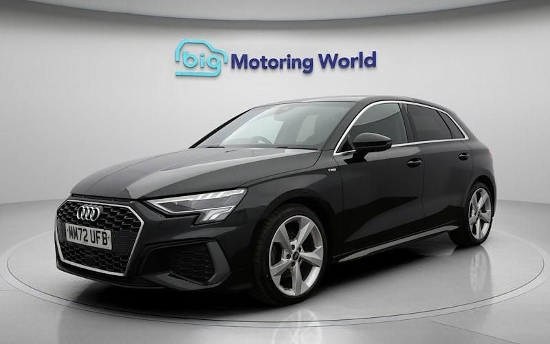 Used Audi A3 Sportback S-Line 110 HP (80 kW) 2023 Black Hatchback