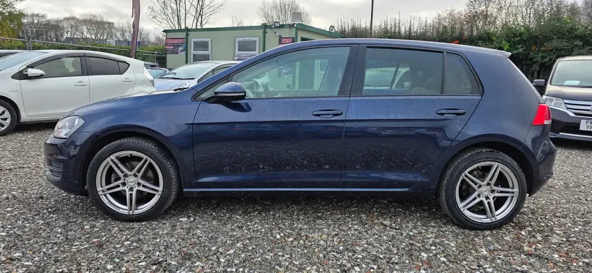 Used VW Golf VII 2015 Blue Hatchback
