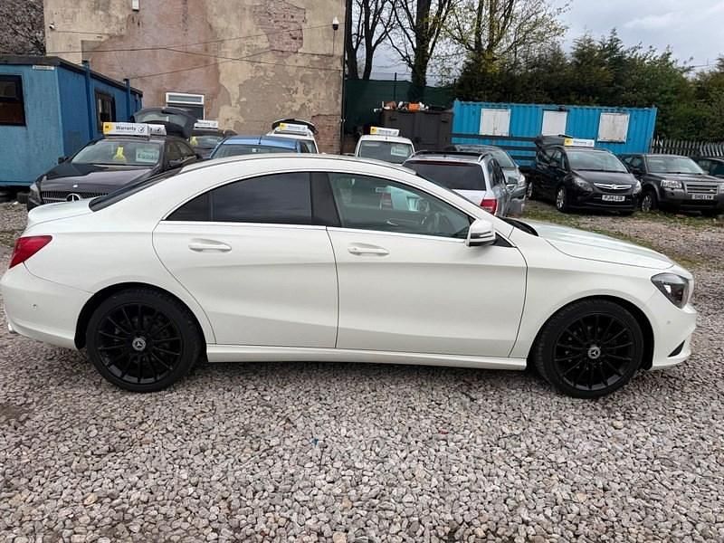 Used Mercedes CLA180 AMG line 122 HP (89 kW) 2014 White Sedan