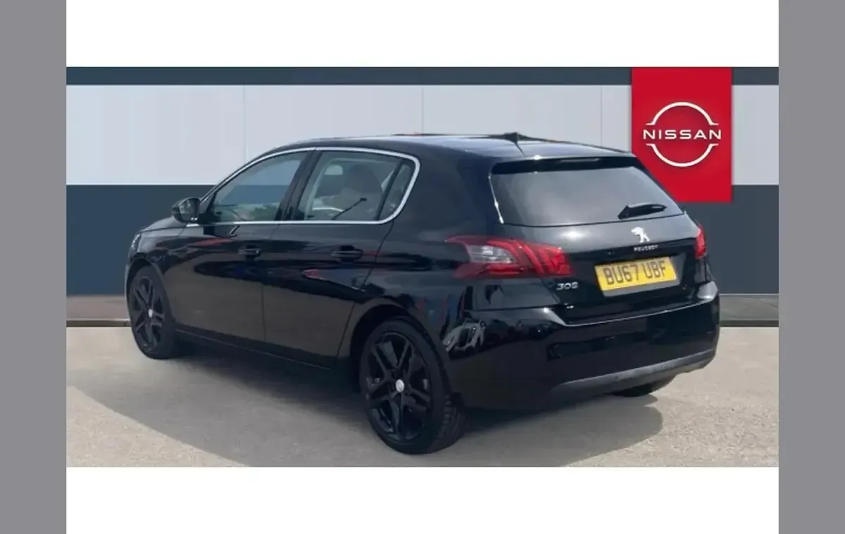Used Peugeot 308 Allure 131 HP (96 kW) 2017 Black Hatchback