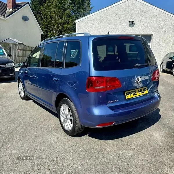 Used VW Touran SE 105 HP (77 kW) 2012 Blue MPV