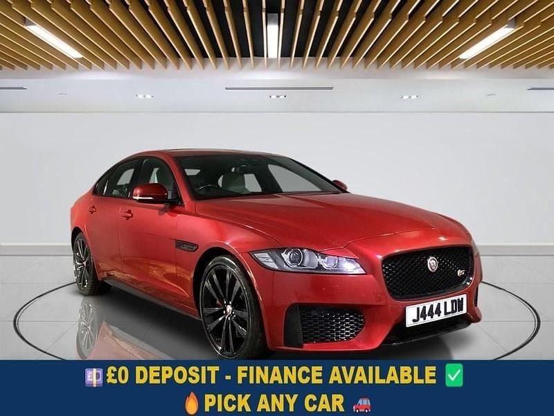 Red Used 2015 Jaguar XF S Sedan | £11,599 (Good price) - Image 1/4