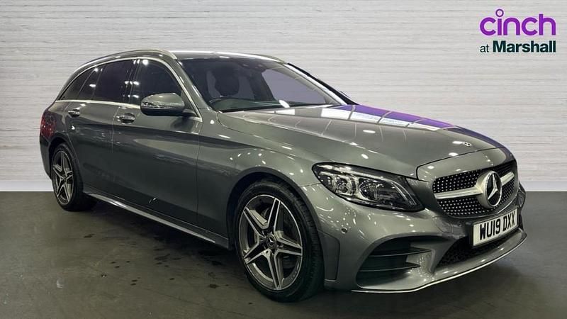 Used Mercedes C180 AMG Line Premium 156 HP (114 kW) 2019 Grey