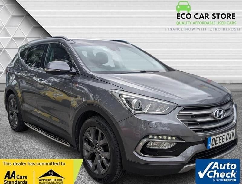 Silver Used 2017 Hyundai Santa Fe Edition SUV | £12,995 (Fair price) - Image 1/2