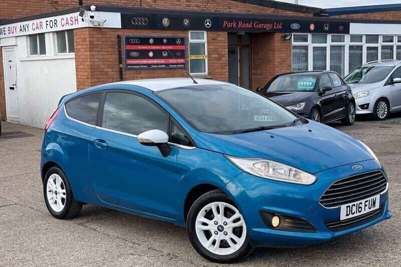 Blue Used 2016 Ford Fiesta Zetec Hatchback | £4,490 (Good price) - Image 1/1