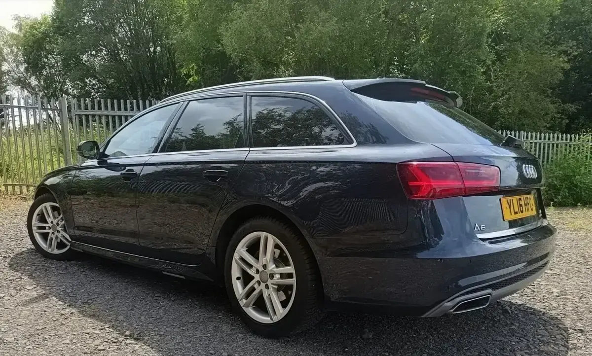 Used Audi A6 S-Line 272 HP (200 kW) 2016 Blue Estate