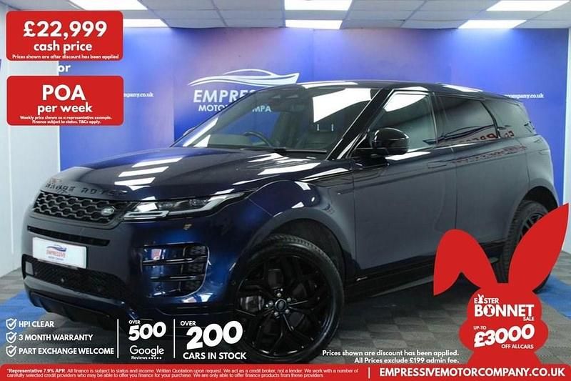 Used Land Rover Range Rover evoque SE Dynamic 200 HP (147 kW) 2021 Blue SUV