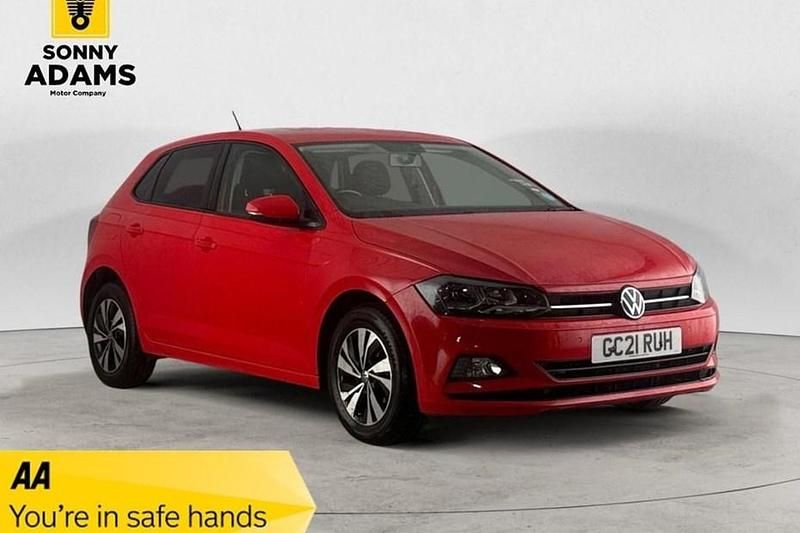 Used VW Polo Match 95 HP (69 kW) 2021 Red Hatchback