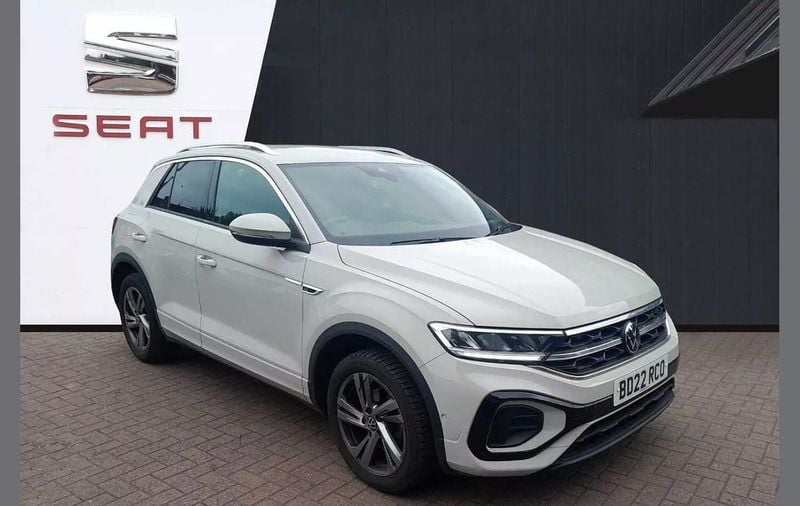 Grey Used 2022 VW T-Roc R-line SUV | £23,780 (Fair price) - Image 1/4