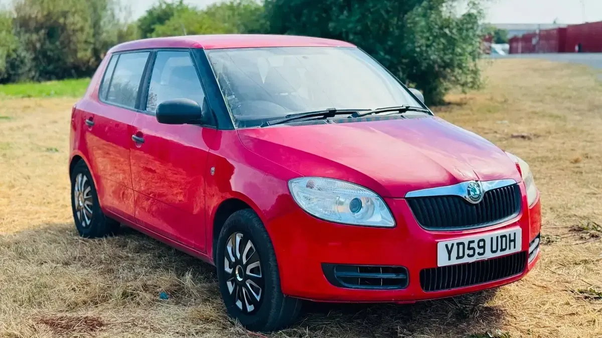 Used Skoda Fabia 105 HP (77 kW) 2009 Red Hatchback