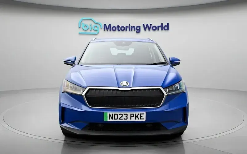 Used Skoda Enyaq iV ecoSuite 150 kW (204 HP) 2023 Blue SUV