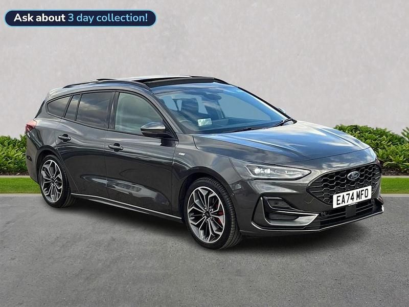 Grey Used 2024 Ford Focus ST-Line X Estate | £22,790 (Expensive) - Image 1/2