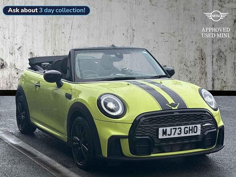 Yellow Used 2023 Mini Cooper Cabriolet Comfort Cabriolet | £23,999 (A bit pricey) - Image 1/4