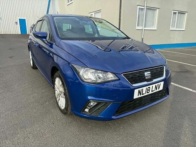 Used Seat Ibiza Design 2018 Blue Hatchback