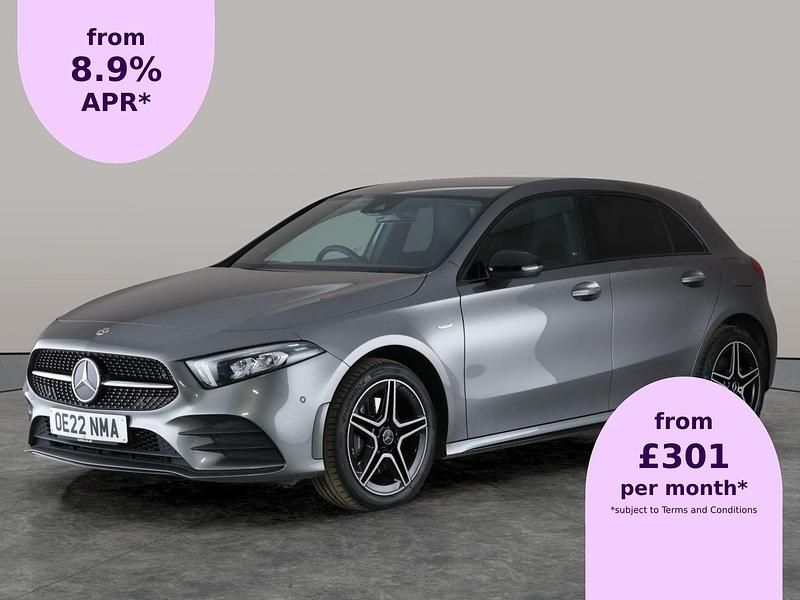 Grey Used 2022 Mercedes A250 AMG line Hatchback | £20,365 (Fair price) - Image 1/2