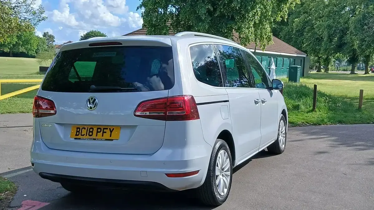 Used VW Sharan SE 150 HP (110 kW) 2018 Silver MPV
