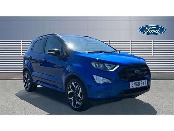 Blue Used 2018 Ford Ecosport ST-Line SUV | £10,209 (Fair price) - Image 1/4